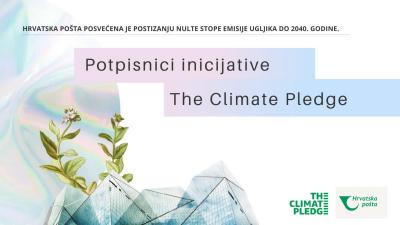 Hrvatska po&scaron;ta pristupila globalnoj inicijativi The Climate Pledge&nbsp;