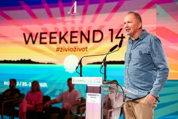 24.09.2021., Rovinj -14. Weekend media festival, panel Influenceri &ndash; trgovci utjecajem. Tomo Ricov. Photo: Matija Habljak/PIXSELL