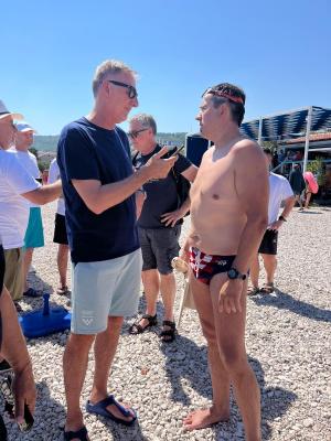 Rekreativac Stjepan Lukšić preplivao Brački kanal, pomogla i obitelj Dine Levačić