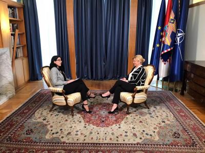 Grabar Kitarović za MS: &Scaron;trajk prosvjetara se pretvorio u politički igrokaz