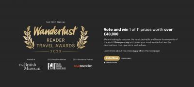 Hrvatska nominirana u četiri kategorije za Wanderlust Reader Travel Awards