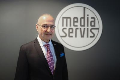 FOTO: Gordan Svilar - Ministar Gordan Grlić Radman i koordinator Inicijative triju mora u Intervjuu tjedna Media servisa.