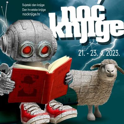 Noć knjige ove se godine održava od 21. do 23. travnja, a u povodu Svjetskog dana knjige i autorskih prava i Dana hrvatske knjige