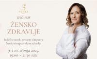 Webinar &quot;Žensko zdravlje&quot;, predavačica Petra Brzović, svjetski priznata stručnjakinja za integrativnu medicinu, hipnoterapiju i rad s podsviješću