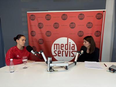 Helena Ančić, organizatorica prosvjeda "Dubrava za djecu" u Intervjuu Media servisa.
