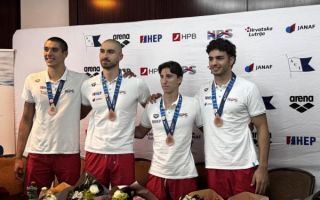 Brončani plivači stigli u Zagreb, Jere Hribar: Medalja je opet oko vrata